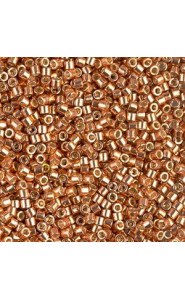 Miyuki delica beads 10/0 - Duracoat galvanized champagne DBM-1834